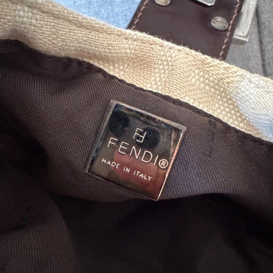 Fendi Vintage Cream Croissant mini bag