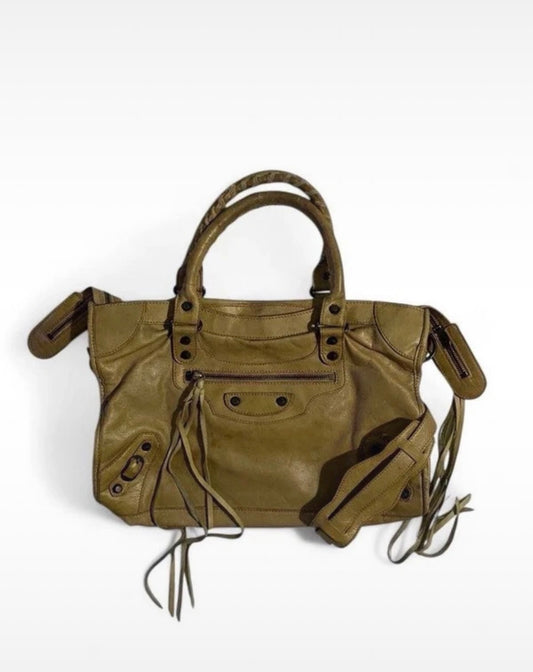 Balenciaga Tan Leather City Bag