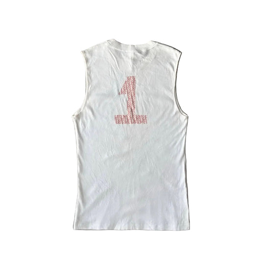 Christian Dior J’adore Dior Pink trotter Logo Monogram Tank