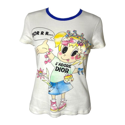 Christian Dior Vintage 2005 J'ADORE Cartoon T-shirt