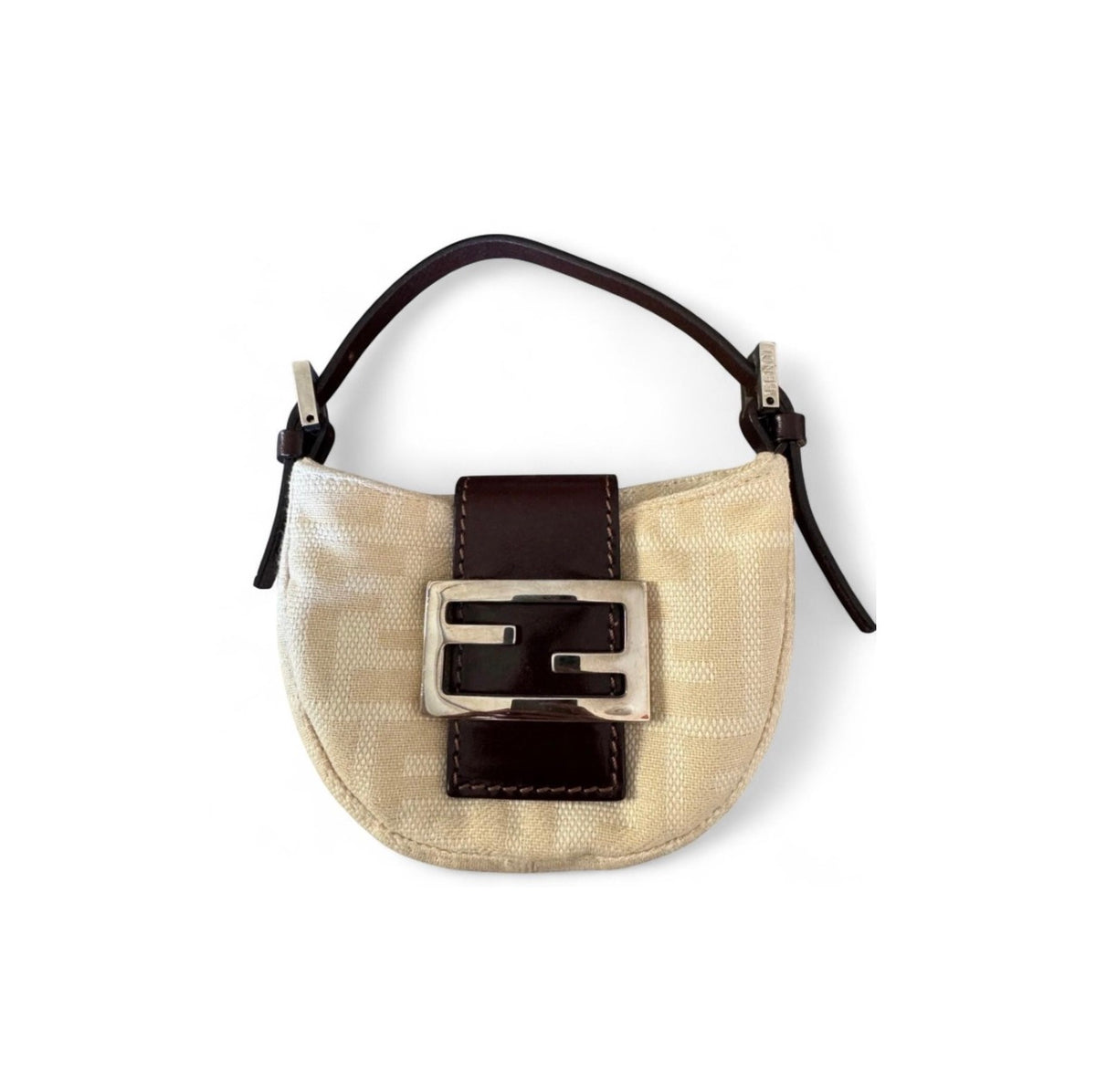 Fendi Vintage Cream Croissant mini bag