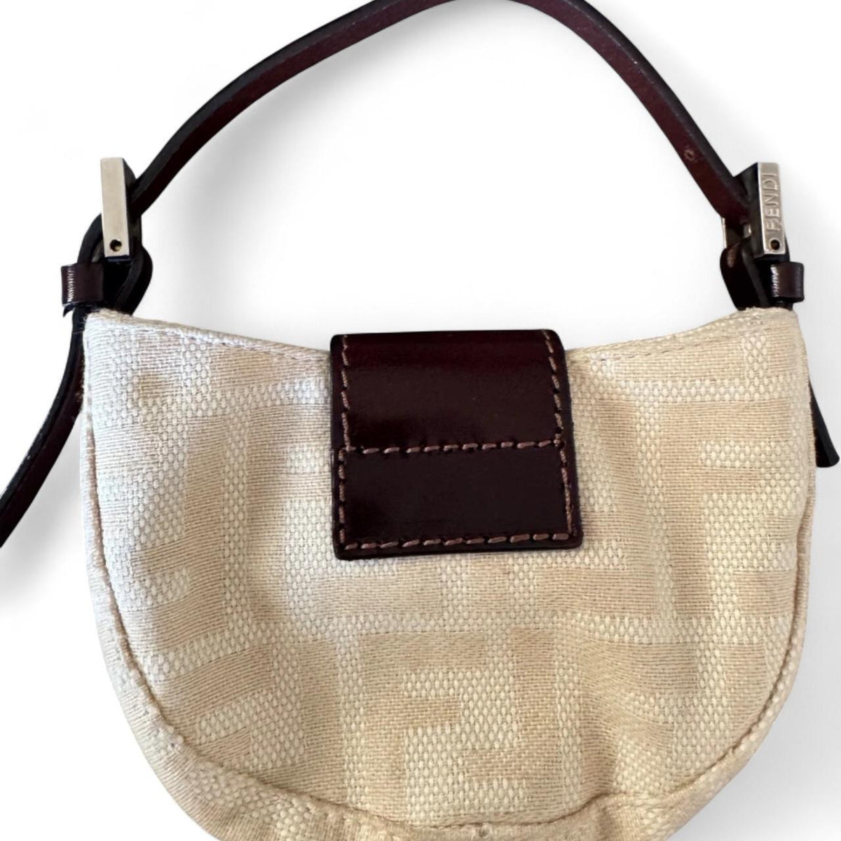 Fendi Vintage Cream Croissant mini bag