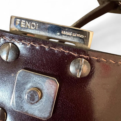 Fendi Vintage Cream Croissant mini bag