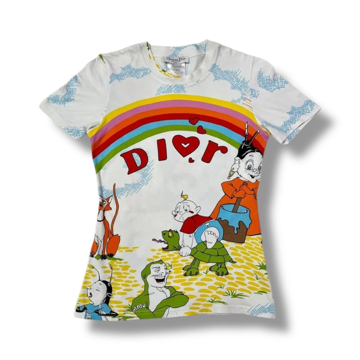Christian Dior Cartoon T-Shirt Summer Holiday Cruise 2002