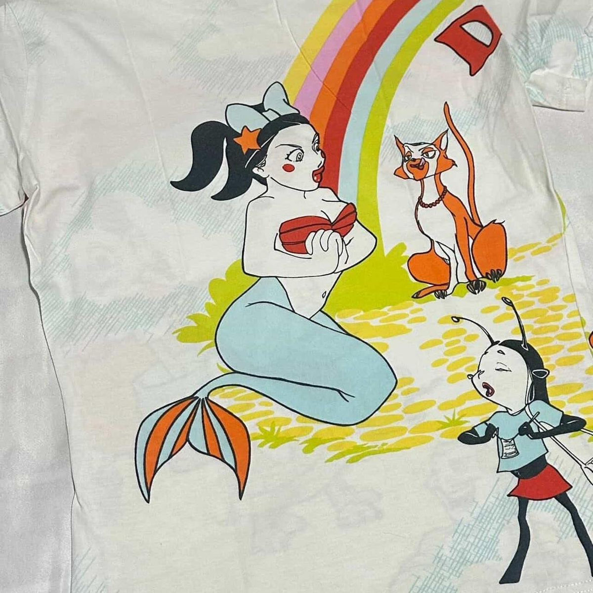 Christian Dior Cartoon T-Shirt Summer Holiday Cruise 2002