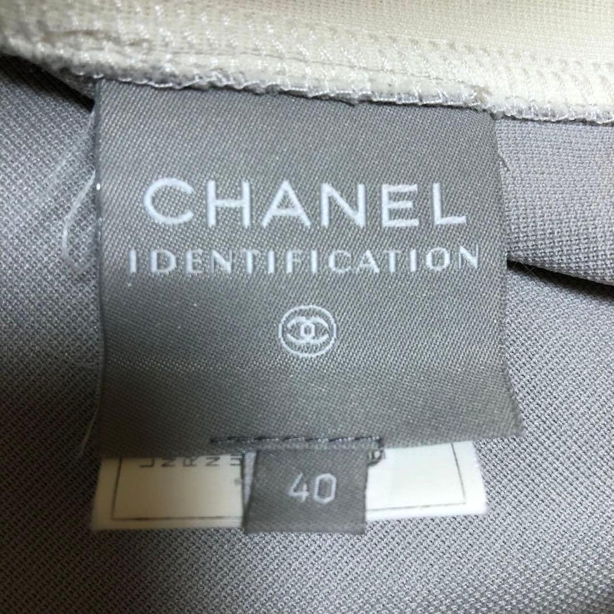 Vintage Chanel Sport Line Grey Short Sleeve T-Shirt