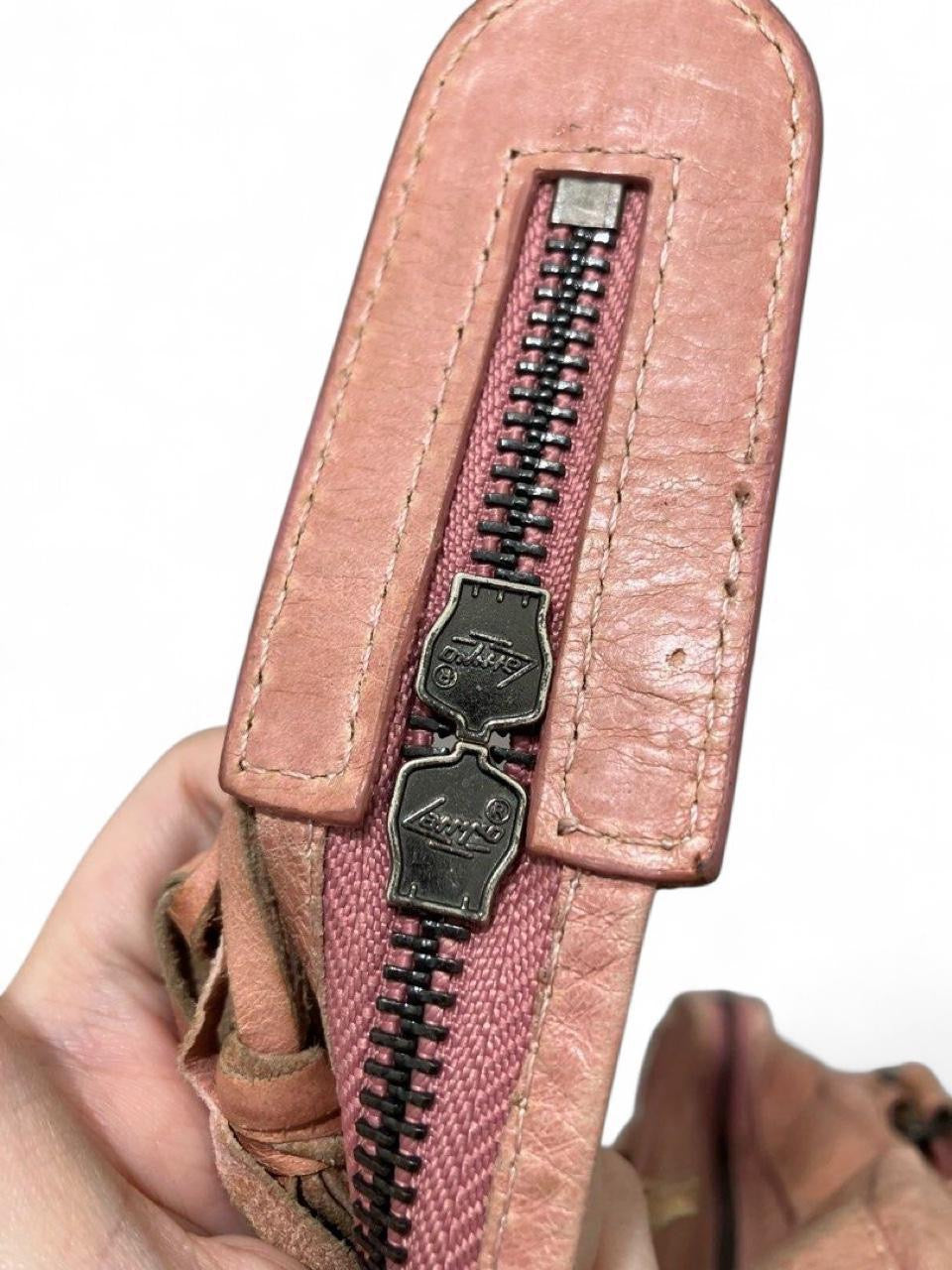 Vintage Balenciaga pink leather city bag